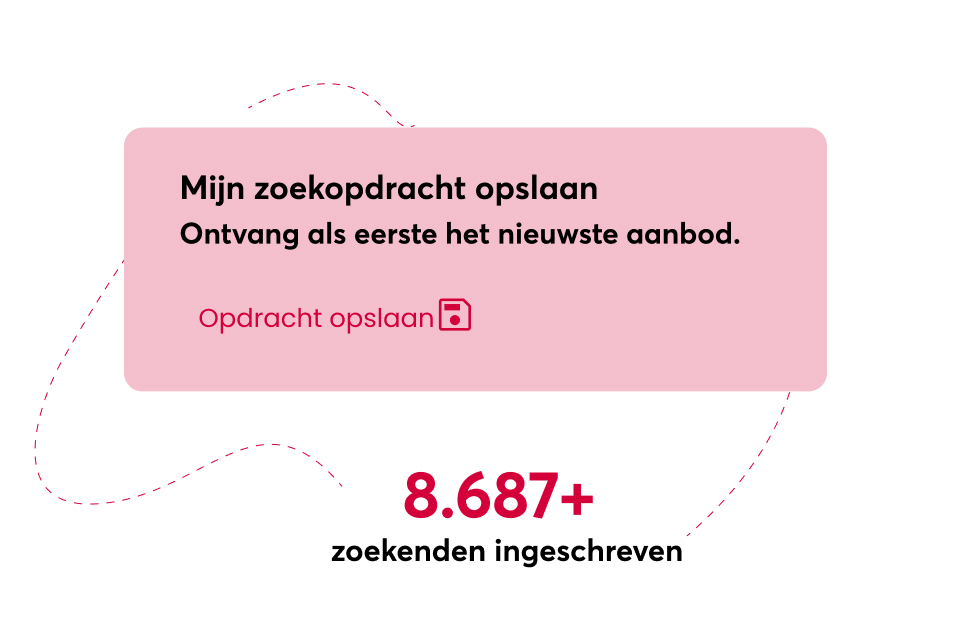 Makelaar zoekopdrachten opslaan